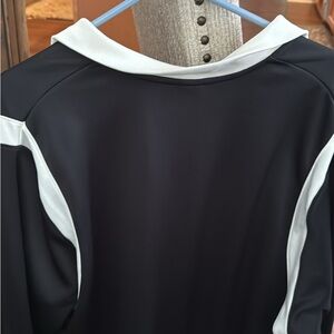 Jordan Black Jacket with Gold Zipper